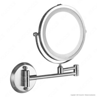 V-Tac VT-7571 Lampada LED 3W Specchio Bifacciale Ingrandimento 1x 3x