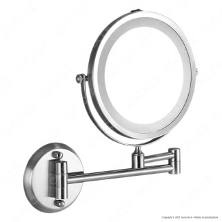 V-Tac VT-7571 Lampada LED 3W Specchio Bifacciale Ingrandimento 1x 3x