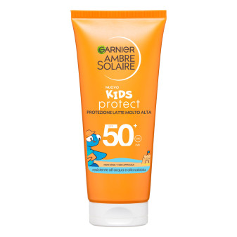 Garnier Ambre Solaire Kids Protect Protezione Latte SPF 50+ Molto Alta