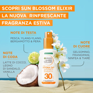 Garnier Ambre Solaire Hydra 24H Protect Protezione Spray Alta SPF 30
