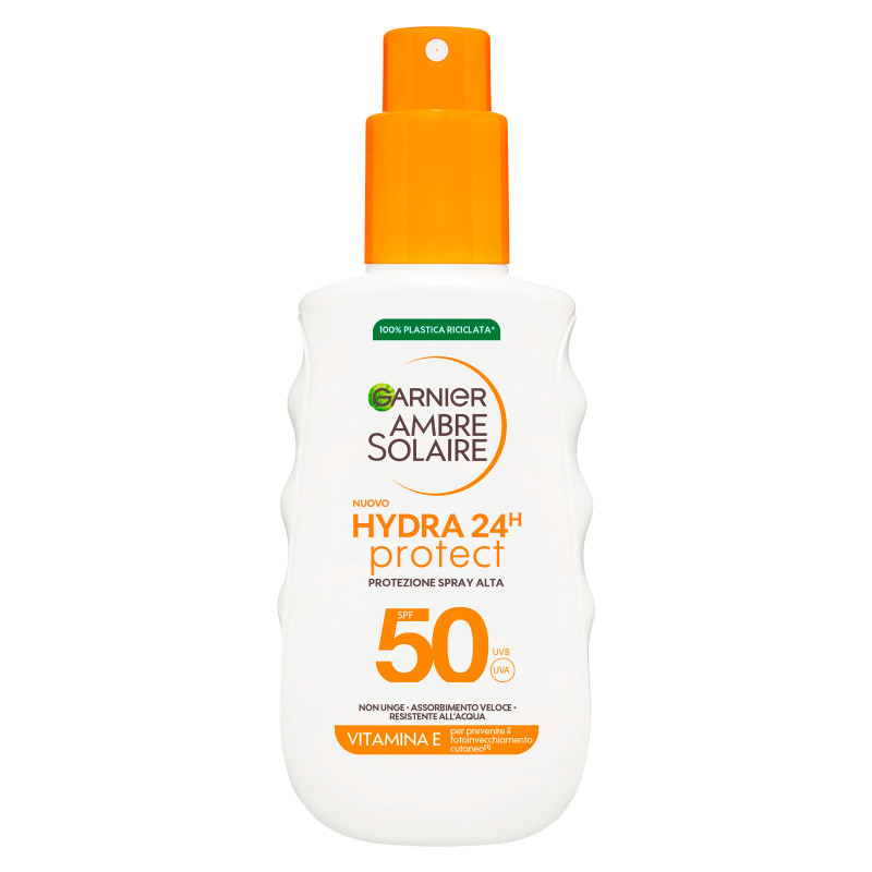 Garnier Ambre Solaire Hydra 24H Protect Protezione Spray Alta SPF 50
