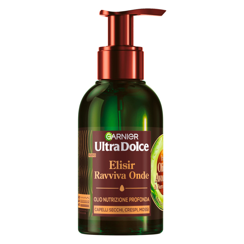 Garnier Ultra Dolce Elisir Ravviva Onde Olio Capelli Secchi