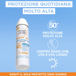 Garnier Ambre Solaire Super UV Over Make Up Mist Protezione SPF 50+