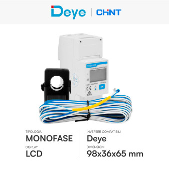 Chint Misuratore per Inverter Monofase Deye 230V RS485 2P MID
