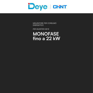 Chint Misuratore per Inverter Monofase Deye 230V RS485 2P MID