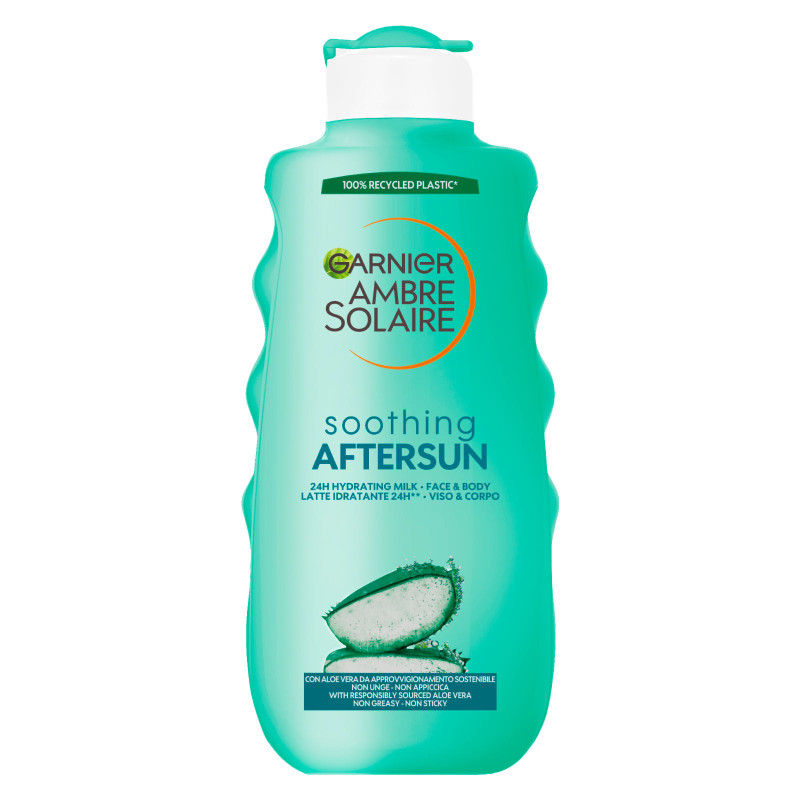 Garnier Ambre Solaire Soothing Aftersun Latte Doposole Viso Corpo