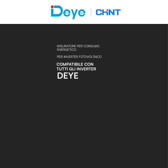 Chint Misuratore per Inverter Trifase Deye 3x 230-400V RS485 4P MID con Display LCD