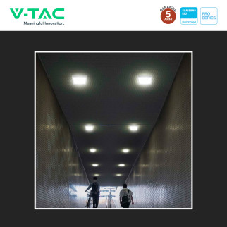 V-Tac Pro VT-60024 Mini Pannello LED Quadrato 24W SMD Chip Samsung