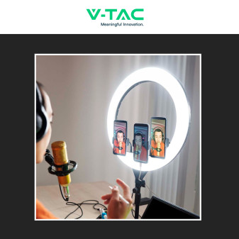 V-Tac VT-45055 Ring Light LED Rotonda 55W SMD CCT Changing Color 3in1