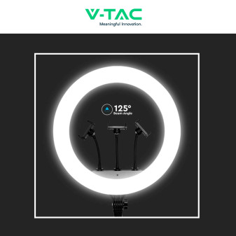 V-Tac VT-45055 Ring Light LED Rotonda 55W SMD CCT Changing Color 3in1