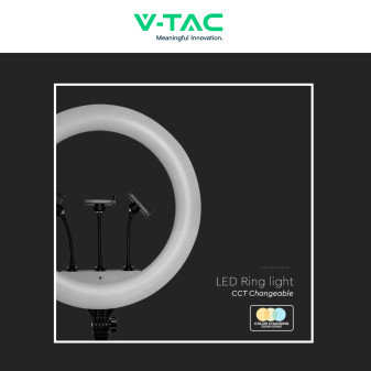 V-Tac VT-45055 Ring Light LED Rotonda 55W SMD CCT Changing Color 3in1
