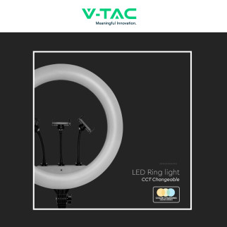 V-Tac VT-45055 Ring Light LED Rotonda 55W SMD CCT Changing Color 3in1