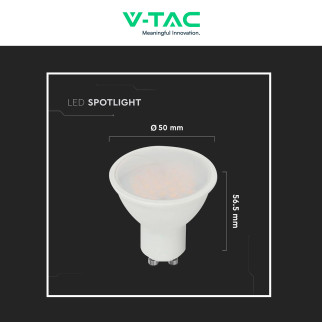 V-Tac VT-271 Lampadina LED GU10 10W Faretto PAR16 SMD