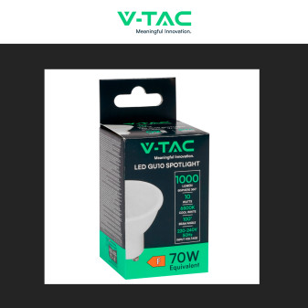 V-Tac VT-271 Lampadina LED GU10 10W Faretto PAR16 SMD