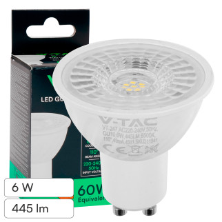 V-Tac VT-247 Lampadina LED GU10 6W Faretto PAR16 SMD