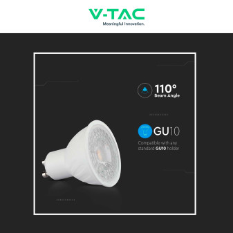 V-Tac VT-247 Lampadina LED GU10 6W Faretto PAR16 SMD