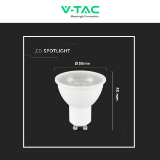 V-Tac VT-292 Lampadina LED GU10 7,5W Faretto PAR16 SMD