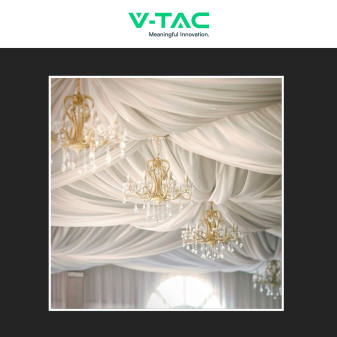 V-Tac VT-268 Lampadina LED E14 6,5W Candela C37 SMD