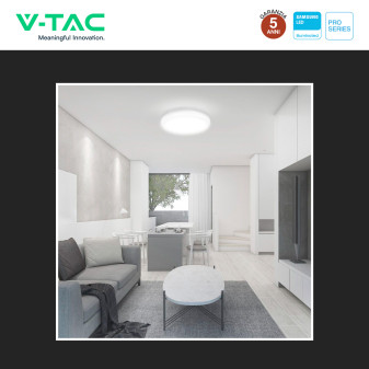 V-Tac Pro VT-8630 Plafoniera LED Rotonda 36W SMD Chip Samsung IP44