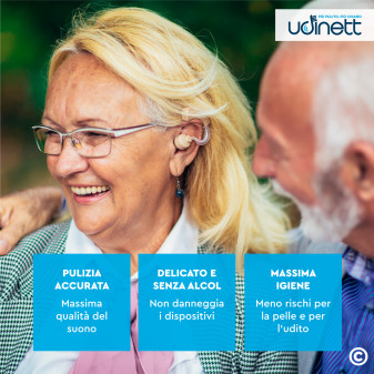 Udinett Spray Detergente per Pulizia Apparecchi Acustici 30ml