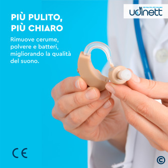 Udinett Spray Detergente per Pulizia Apparecchi Acustici 100ml