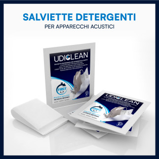 Udiclean Salviette Monouso Pulizia Apparecchi Acustici