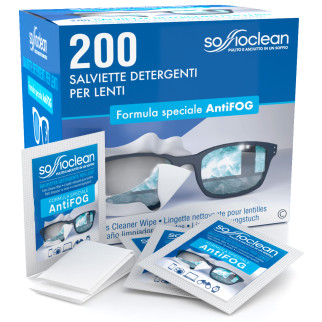 Soffioclean Salviette Monouso per Pulizia Occhiali Monitor Display