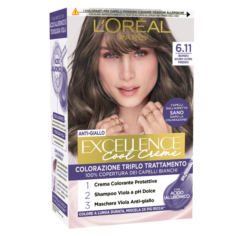 L'Oréal Paris Excellence Cool Creme 6.11 Biondo Scuro Ultra Freddo