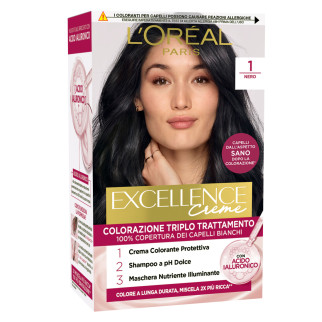 L'Oréal Paris Excellence Creme Capelli Bianchi 1 Nero
