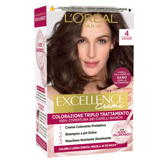 L'Oréal Paris Excellence Creme Capelli Bianchi 4 Castano