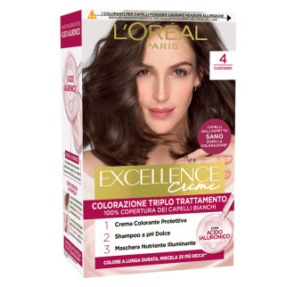 L'Oréal Paris Excellence Creme Capelli Bianchi 4 Castano