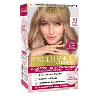 L'Oréal Paris Excellence Creme 8.1 Biondo Chiaro Cenere