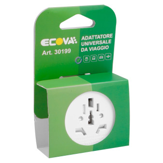 Ecova Adattatore Universale Spina Standard Italiana 10A 2P+T