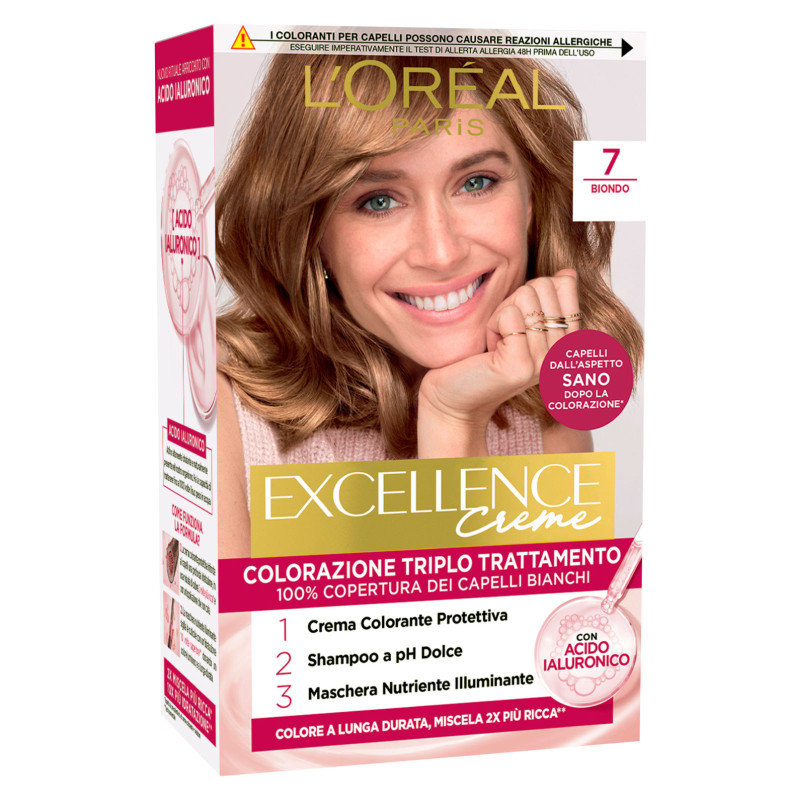 L'Oréal Paris Excellence Creme Acido Ialuronico 7 Biondo
