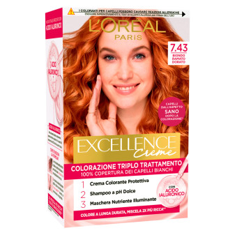 L'Oréal Paris Excellence Creme 7.43 Biondo Ramato Dorato