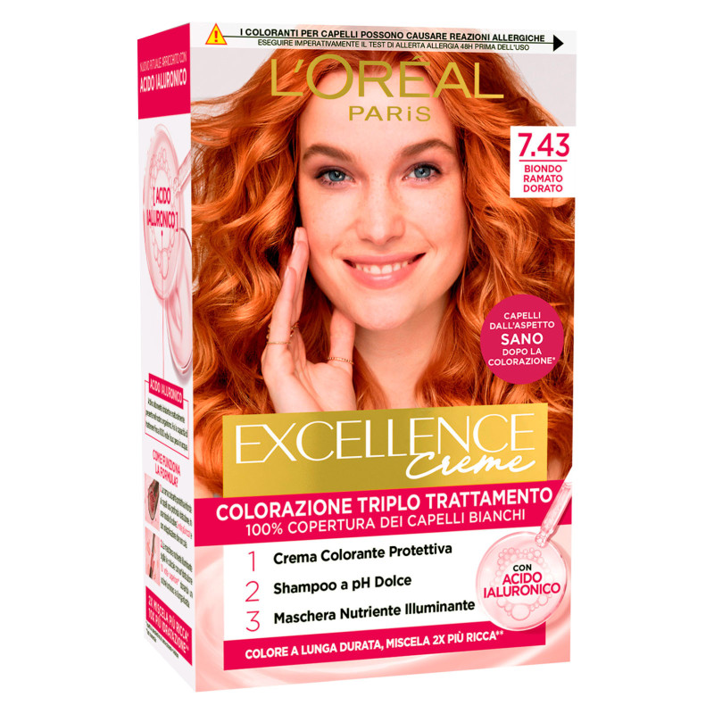 L'Oréal Paris Excellence Creme 7.43 Biondo Ramato Dorato