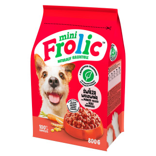 Cibo Secco per Cani con Manzo Verdure e Cereali Frolic Mini