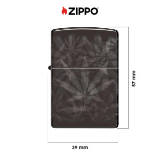 Accendino Zippo Premium mod. 48924 Leaf Design