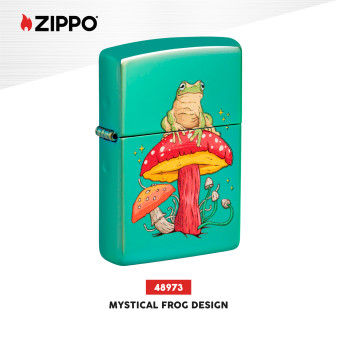 Accendino Zippo Premium mod. 48973 Mystical Frog Design