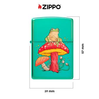 Accendino Zippo Premium mod. 48973 Mystical Frog Design