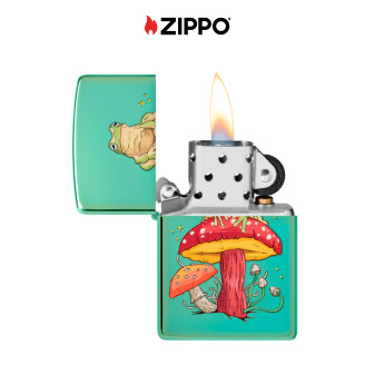 Accendino Zippo Premium mod. 48973 Mystical Frog Design
