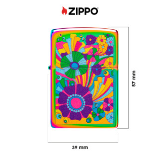 Accendino Zippo Premium mod. 48997 Vintage Flowers Design