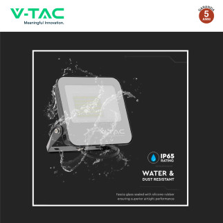 V-Tac VT-44051 Faro LED 50W Faretto SMD IP65 160 lm/W