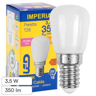 Imperia Lampadina LED E14 3,5W Tubolare T26 SMD