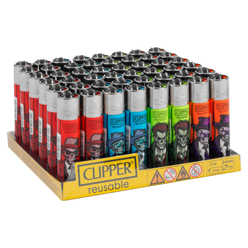 Clipper Large Accendino a Pietrina Zombie Gangsters 48 Accendini