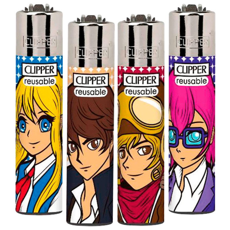 Clipper Micro Accendino a Pietrina Manga 4 Accendini
