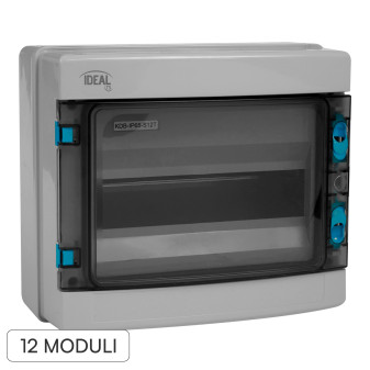 Kanlux Ideal Centralino da Parete 1x12P IK10 Colore Grigio