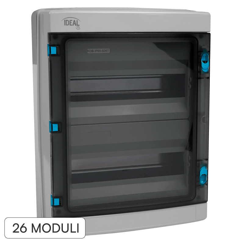 Kanlux Ideal Centralino da Parete 2x13P IK10 Colore Grigio