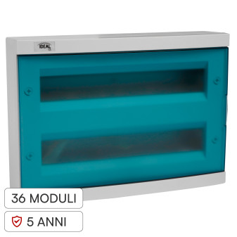 Kanlux Ideal Centralino da Parete 2x18P 63A Grado IK10