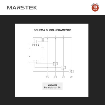 Sossen Marstek Misuratore Batteria Trifase 100-260V Wifi Bluetooth